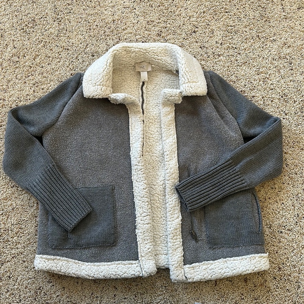 Loft sweater jacket